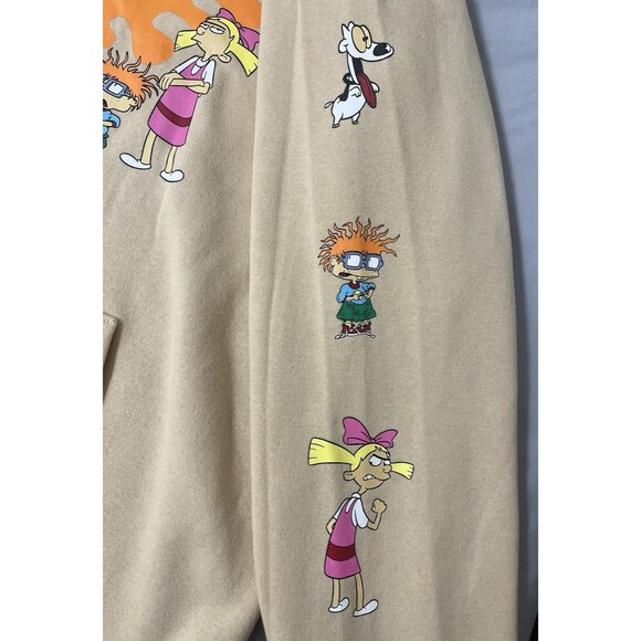 Nickelodeon  Rugrats Unisex 90s Retro Cartoon Pullover Hoodie Large Vintage - Picture 9 of 16